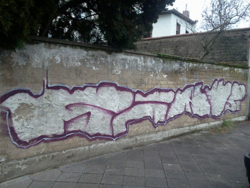Graffiti Bombing in Karlsruhe - Photo by Searcher - siak, sk, karlsruhe (2012)
