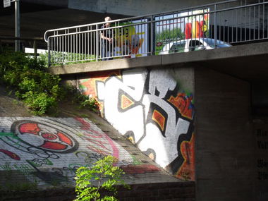 Graffiti Bombing in Karlsruhe - Photo by Searcher - 28, karlsruhe (2012)