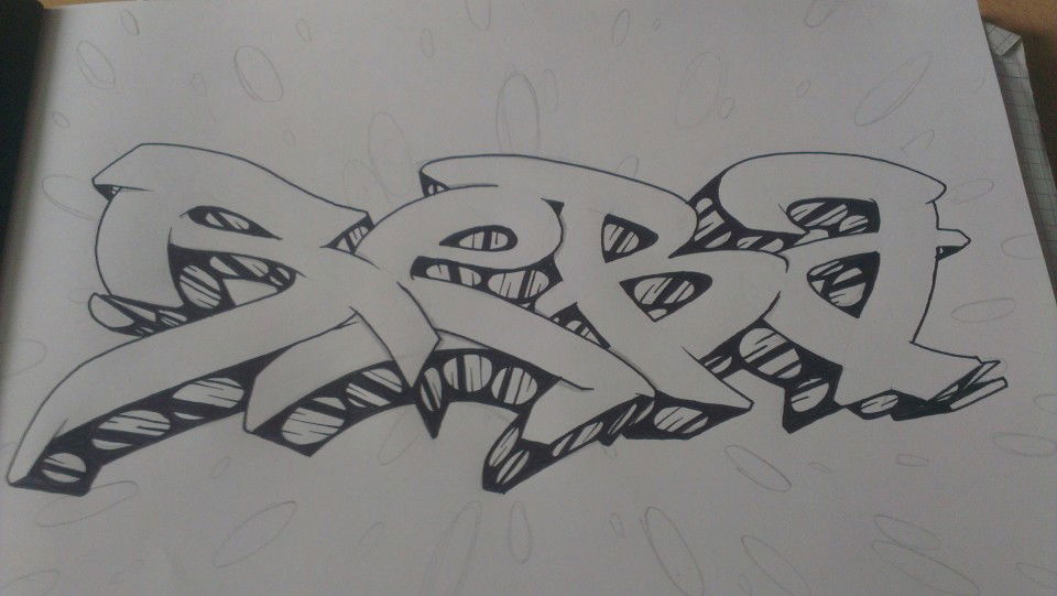 Graffiti Sketch in Stuttgart - Photo by Seba_TRB - Seba, TRB, 71 (2013)