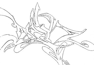 Graffiti Sketch - Photo by SeboOne (2006)