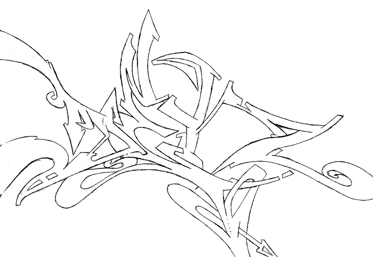 Graffiti Sketch - Photo by SeboOne (2006)