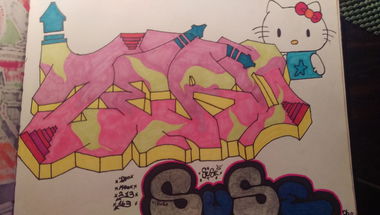 Graffiti Sketch - Photo by SeboOne (2009)