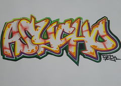 Graffiti Wall - Photo by Seck - seck, frik, psycho