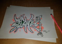 Graffiti Sketch - Photo by Seck - seck (2018)