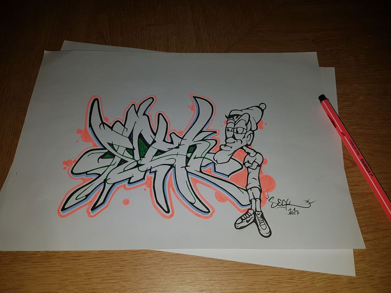 Graffiti Sketch - Photo by Seck - seck (2018)