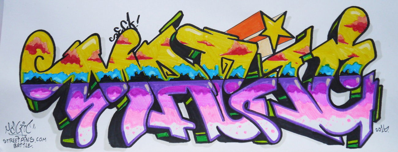 Graffiti Wall - Photo by Seckie - battle, magic (2016)