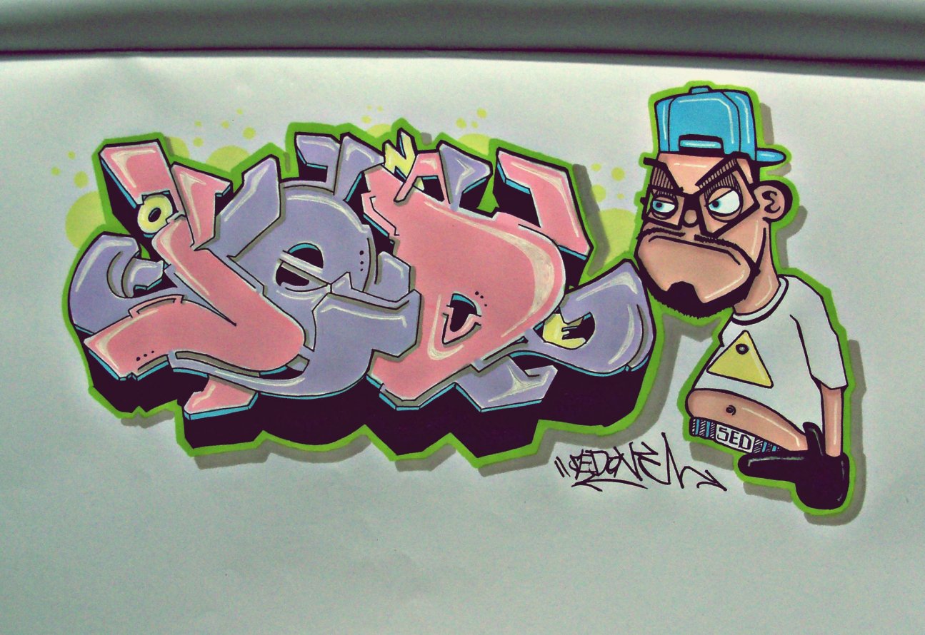 Graffiti Sketch in Izmir - Photo by Sedonee - Sedone (2012)