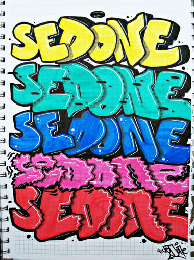 Graffiti Sketch in Karaköy - Photo by Sedonee - Solid