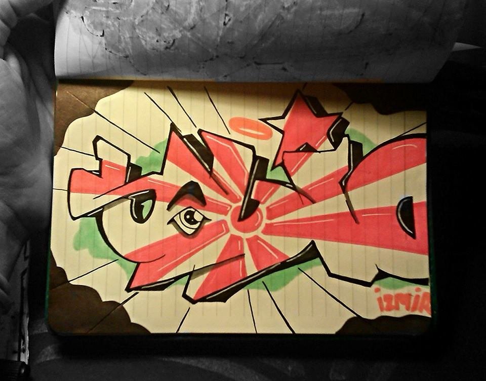 Graffiti Sketch in S??ac?k - Photo by Sedonee - Solid