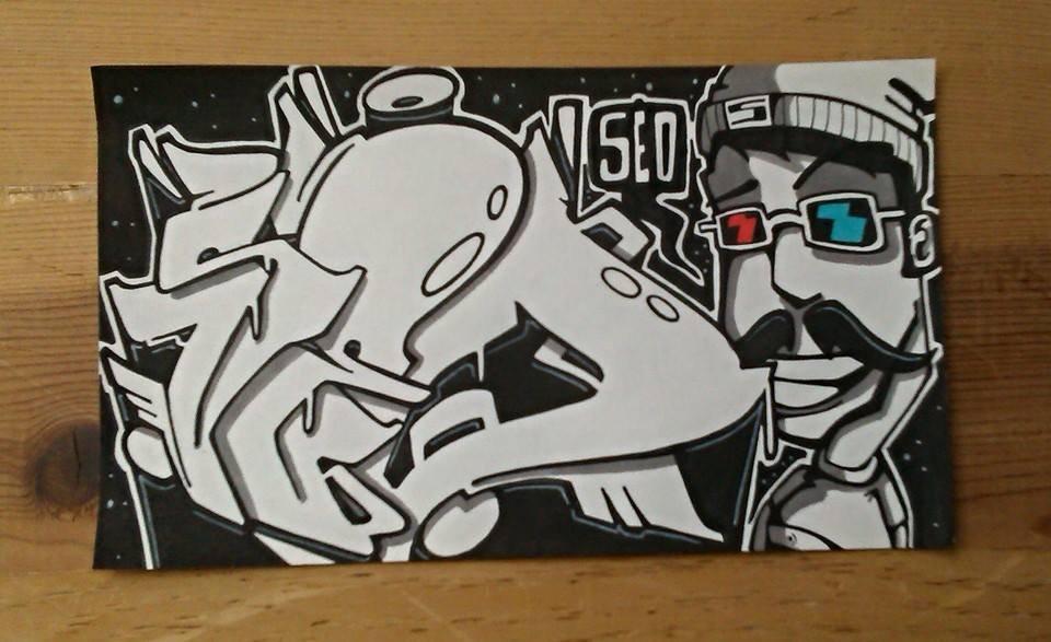 Graffiti Sketch in Yeniköy - Photo by Sedonee - Sed