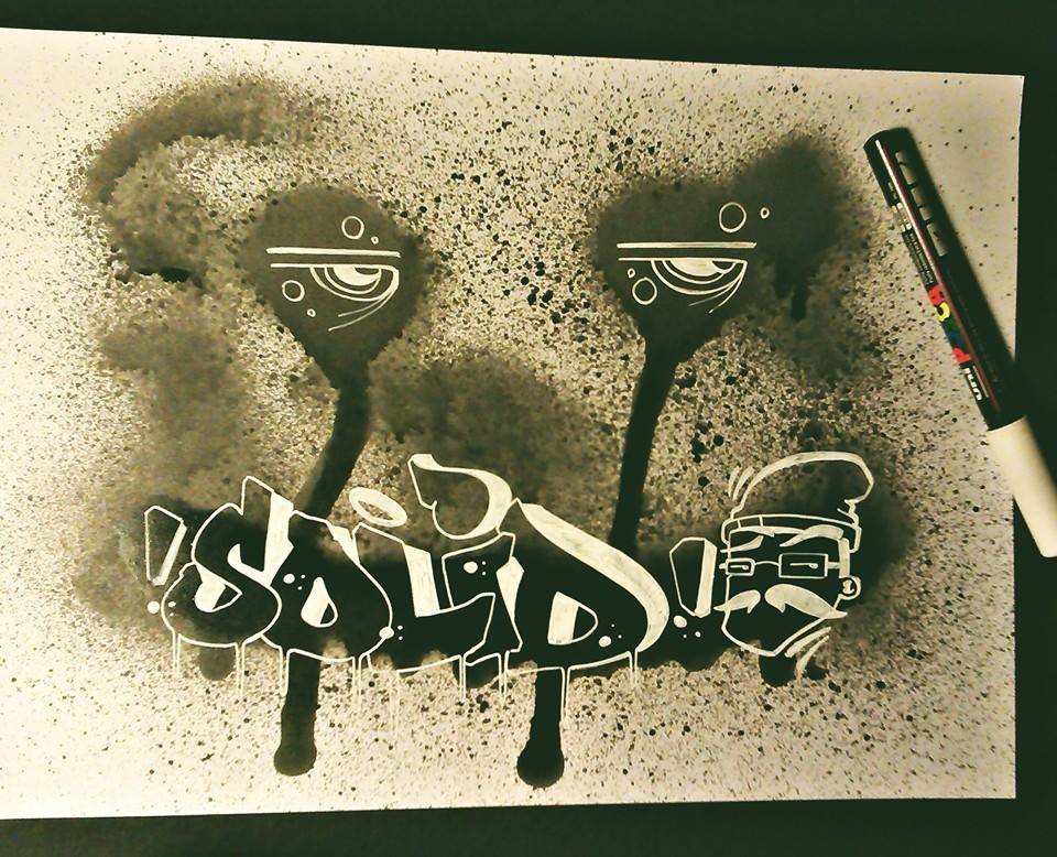 Graffiti Sketch in Yerkesik - Photo by Sedonee - SOL?D