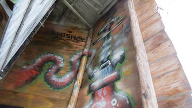 Graffiti Street Art in Teisendorf - Photo by SehrOnline - shisha, character, oldschool (2013)