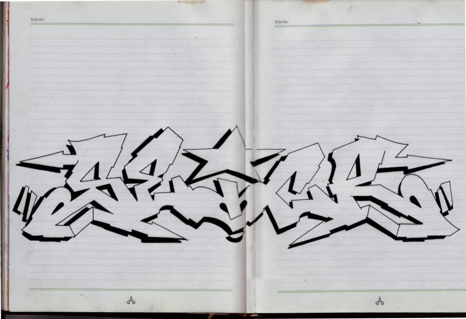 Graffiti Sketch in Zagreb - Photo by Seick1 - Seick, House, Zagreb