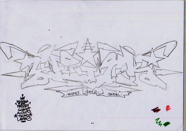 Graffiti Sketch in Zagreb - Photo by Seick1 - Seick, house, Zagreb