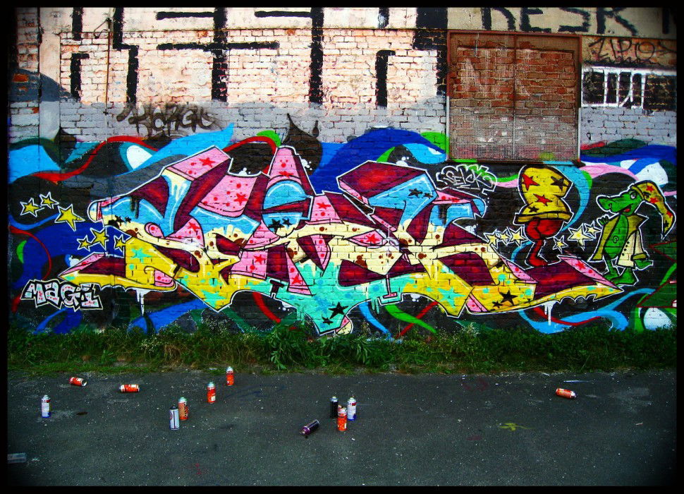Graffiti Wall in Zagreb - Photo by Seick1 - House, Seick