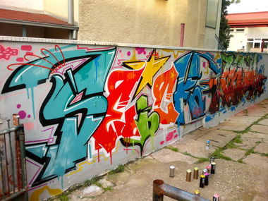 Graffiti Wall in Zagreb - Photo by Seick1 - House, Seick