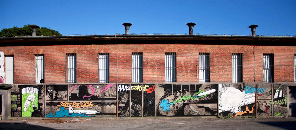 Graffiti Wall in Zagreb - Photo by Seick1 - Seick, Askte, Okay (2012)