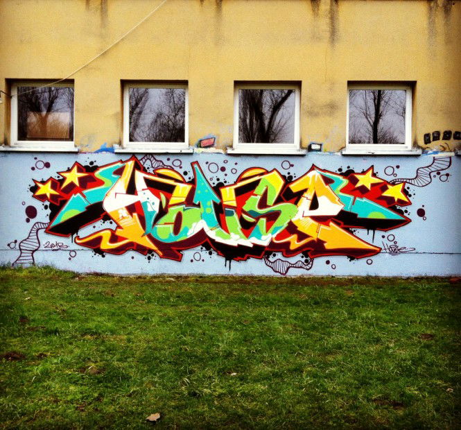 Graffiti Wall in Zagreb - Photo by Seick1 - seick, house (2013)