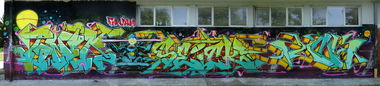 Graffiti Wall in Tuzla Canton - Photo by Seick1 - Tonik, Seick, Luck (2013)