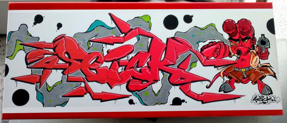 Graffiti Artwork in Zagreb - Photo by Seick1 - seick (2013)