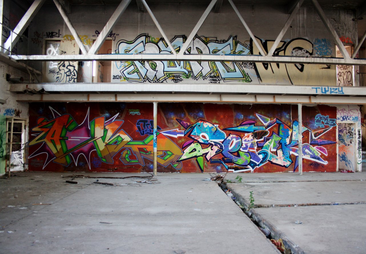 Graffiti Wall in Zagreb - Photo by Seick1 - Askte, Seick (2013)