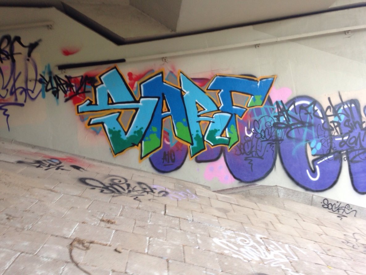 Graffiti Bombing - Photo by SeifeOne - First, Illegal, Wall