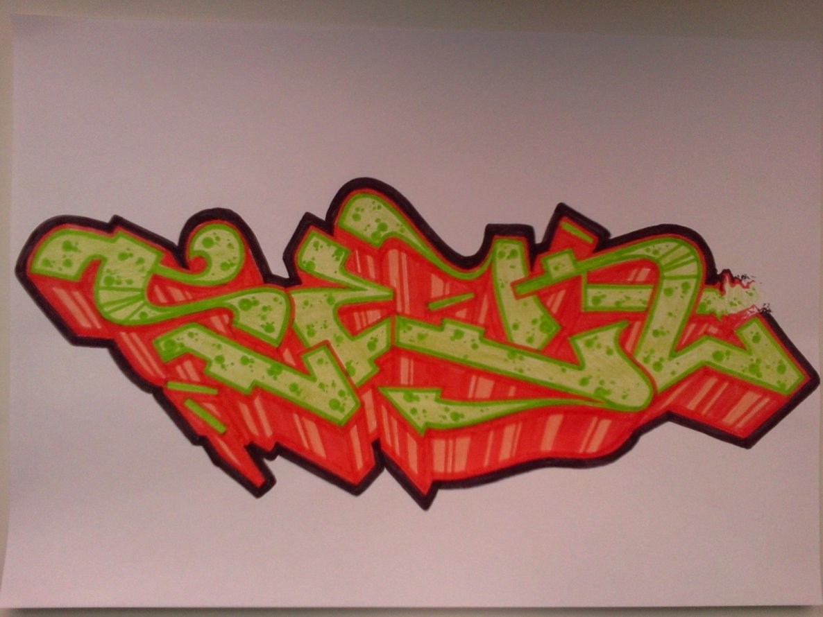Graffiti Sketch - Photo by SekOneR - SEK, ONE