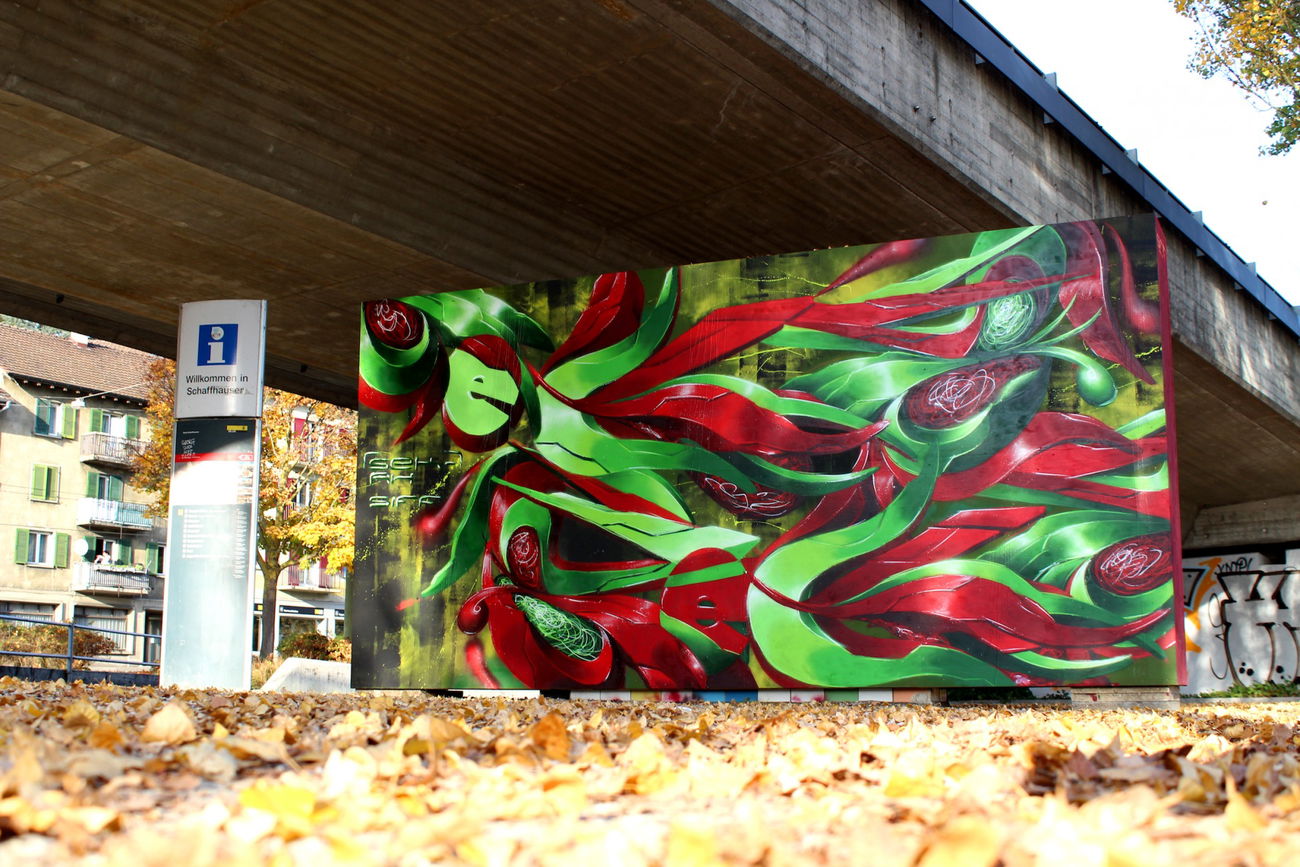 Graffiti Wall - Photo by Sekah - Sekah, Siff, Schaffhausen (2017)