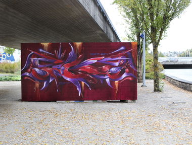 Graffiti Wall - Photo by Sekah - Sekah, Siff, Schaffhausen (2017)