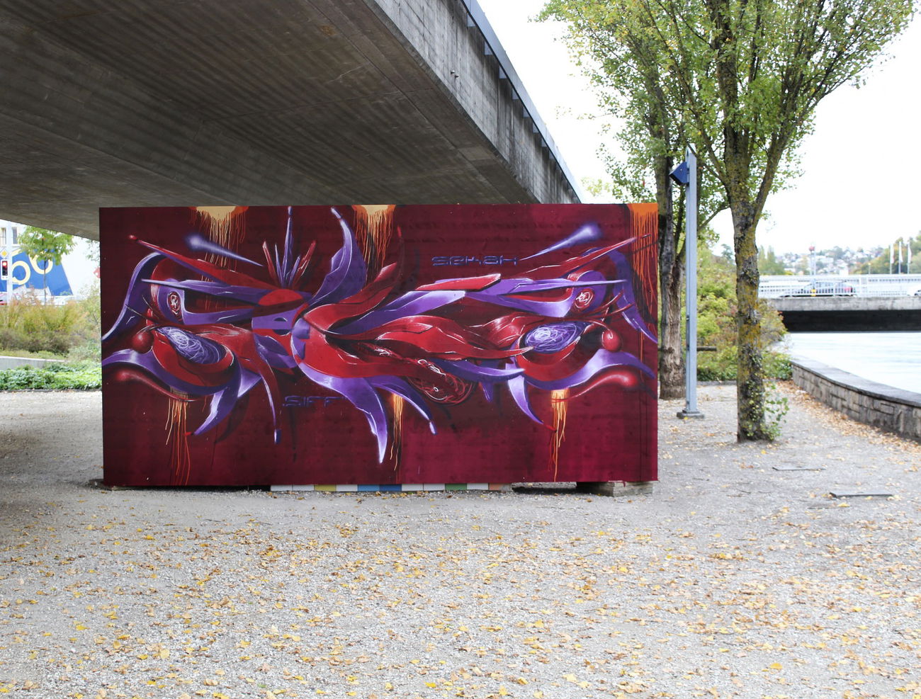 Graffiti Wall - Photo by Sekah - Sekah, Siff, Schaffhausen (2017)