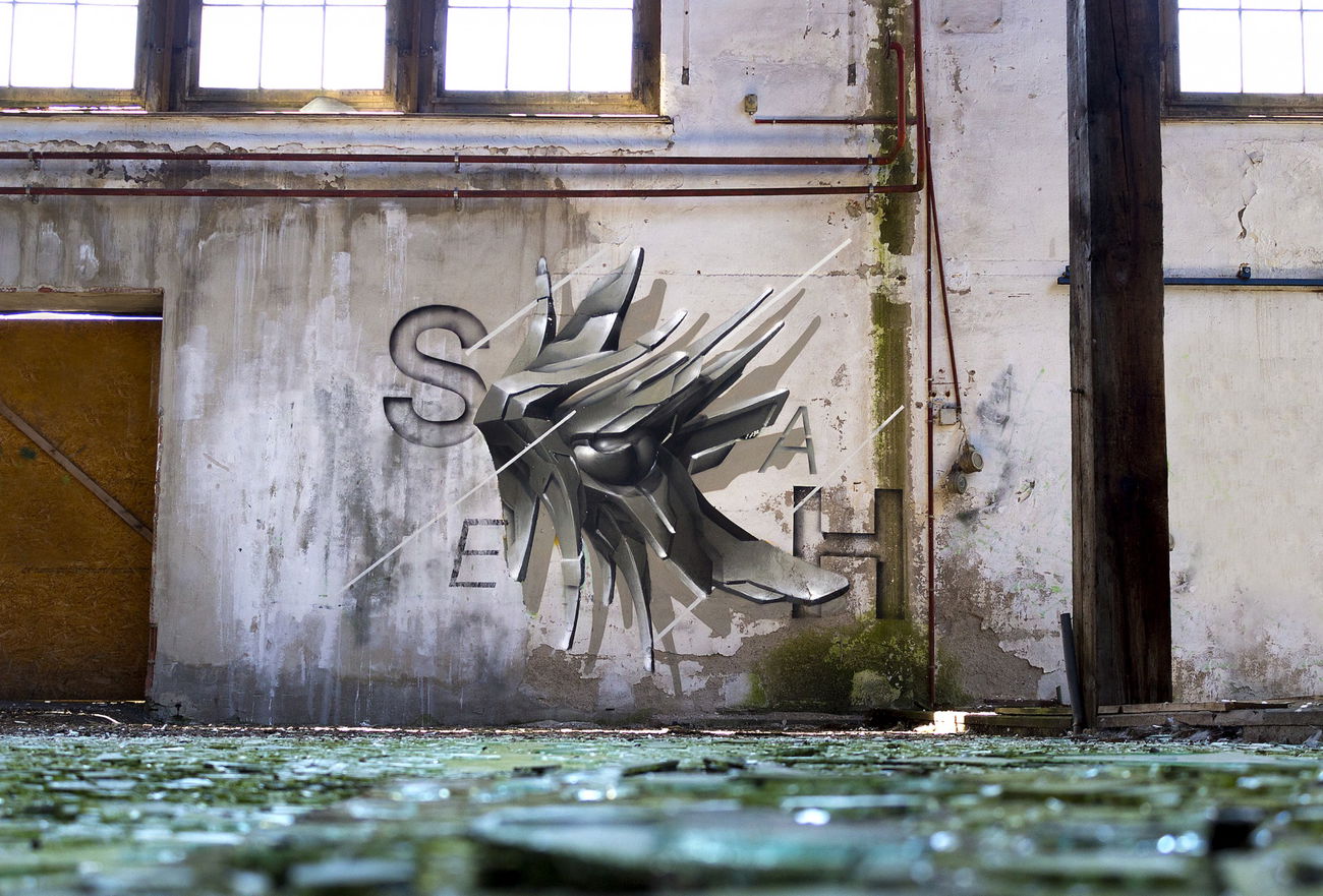 Graffiti Photo by Sekah - sekah, Siff, abandoned (2018)