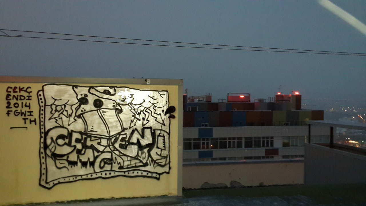 Graffiti Bombing - Photo by Seks - 25, rostov, top (2014)