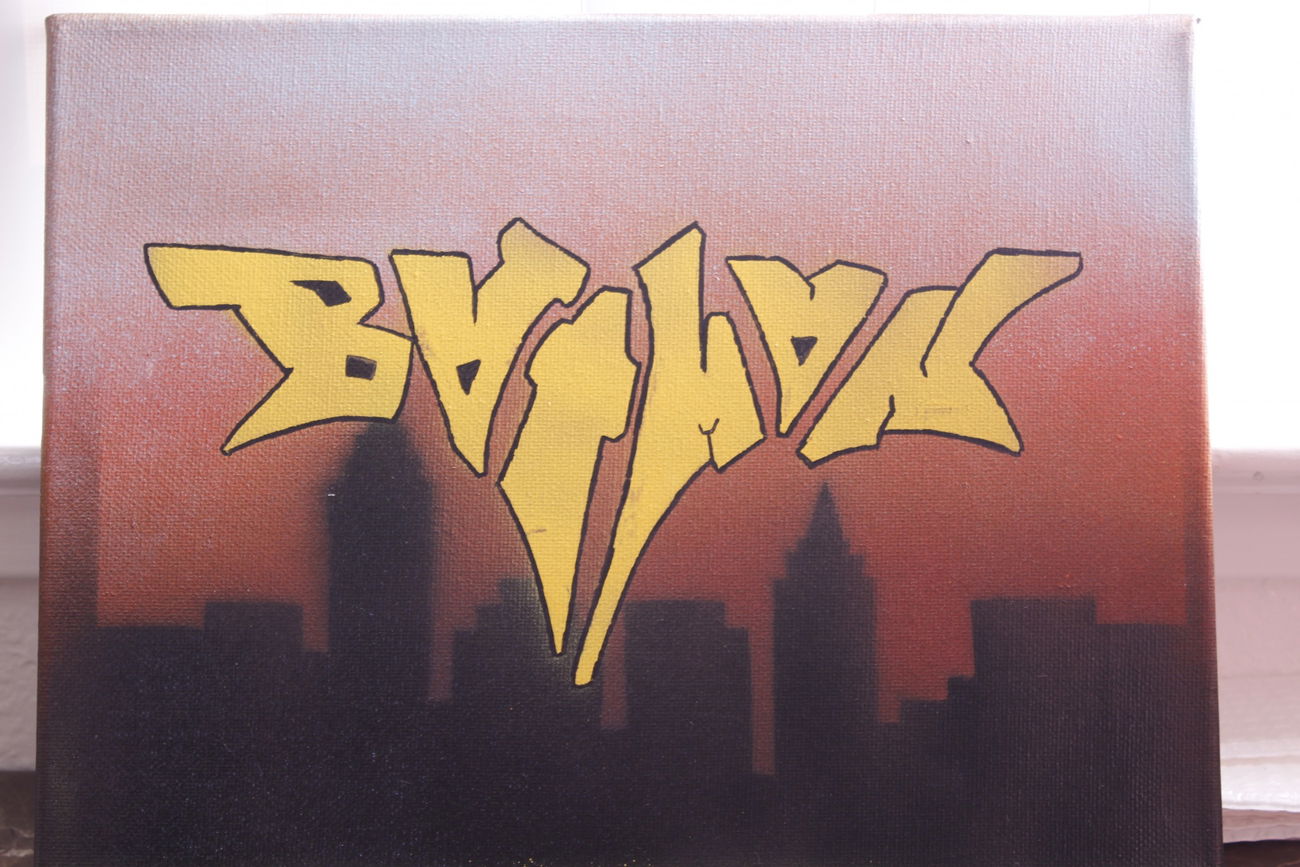 Graffiti Sketch - Photo by Selvetta - Canvas, Batman