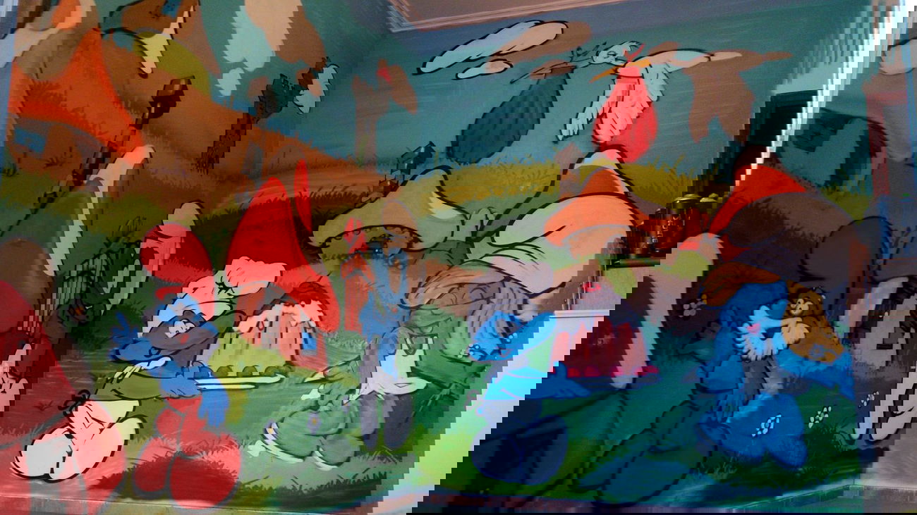 Graffiti Wall - Photo by SemeTFC - seme, smurfs, tfc (2014)