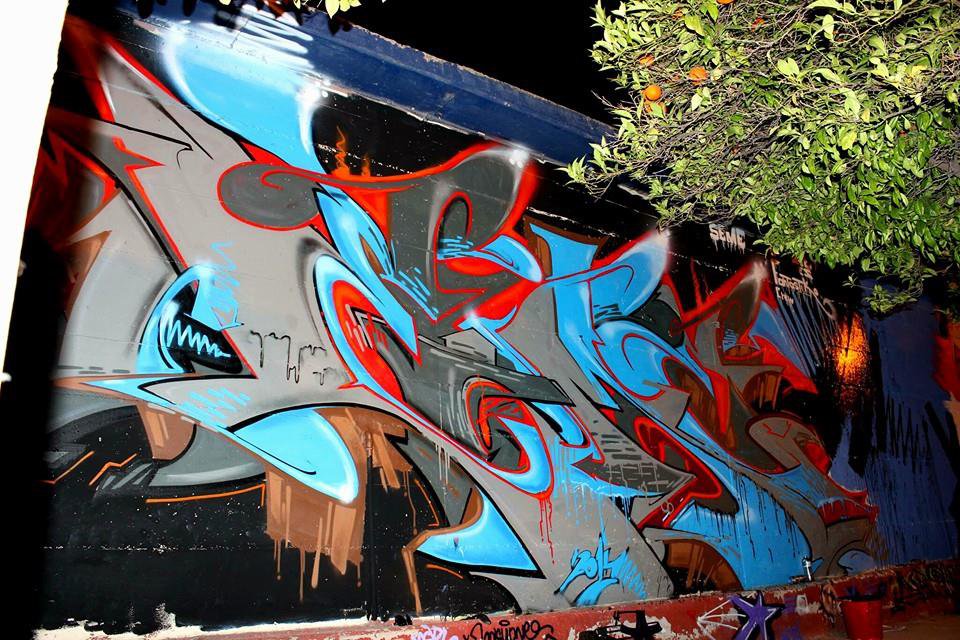 Graffiti Wall in Drapetsona - Photo by SemeTFC - seme, tfc, athens (2014)