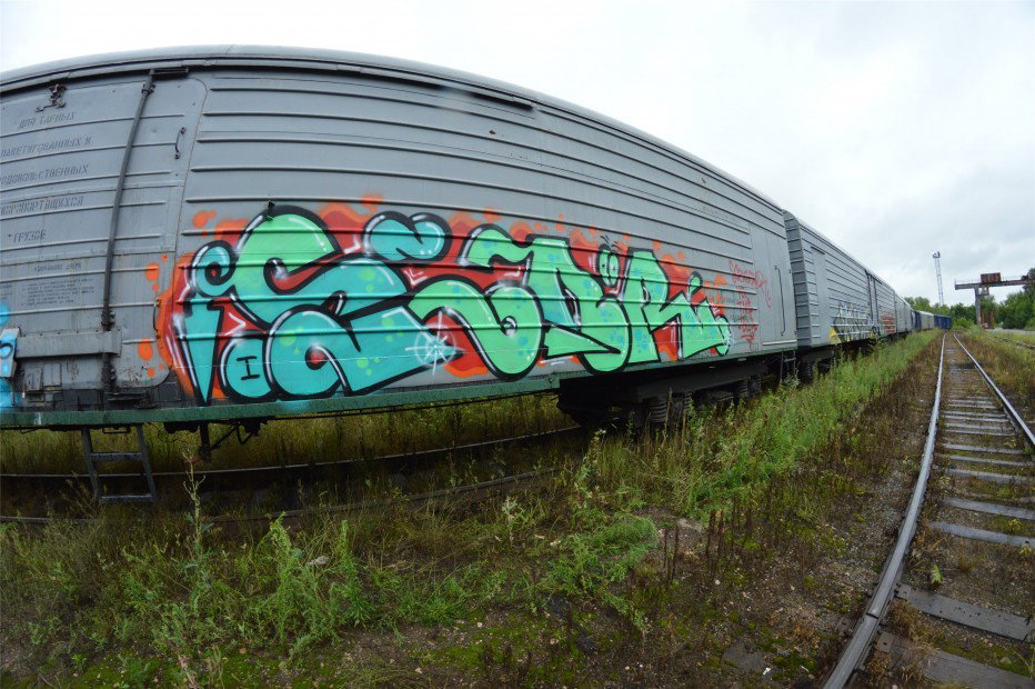 Graffiti Train - Photo by Sencher - Sencher (2013)