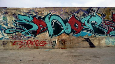 Graffiti Wall in Varna - Photo by Senor - Senor, One, Bulgaria (2014)