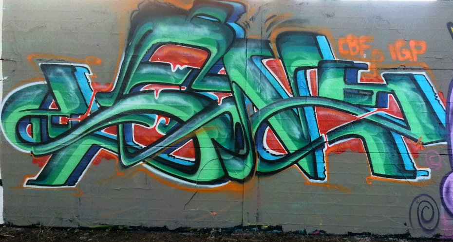 Graffiti Wall - Photo by Senz1