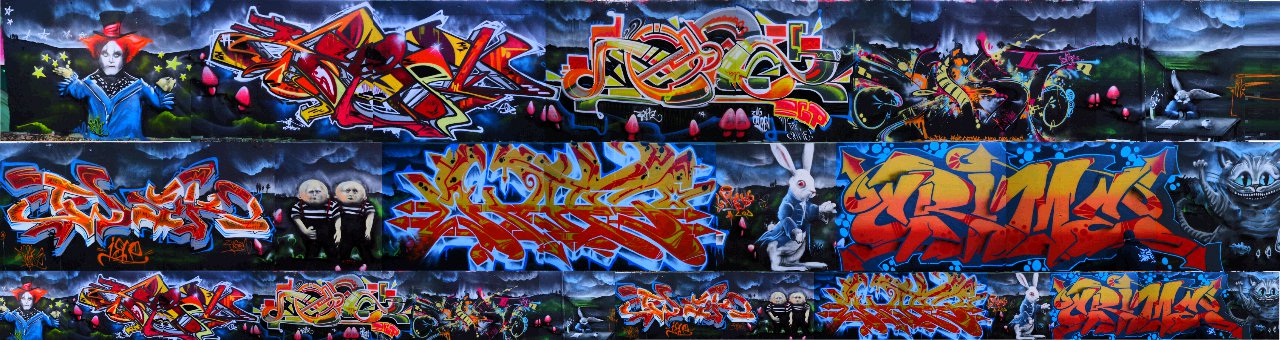 Graffiti Wall - Photo by Senz1