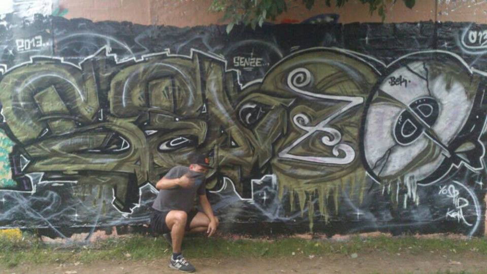 Graffiti Wall in Leipzig - Photo by Senze - Senze, Bek, Crew