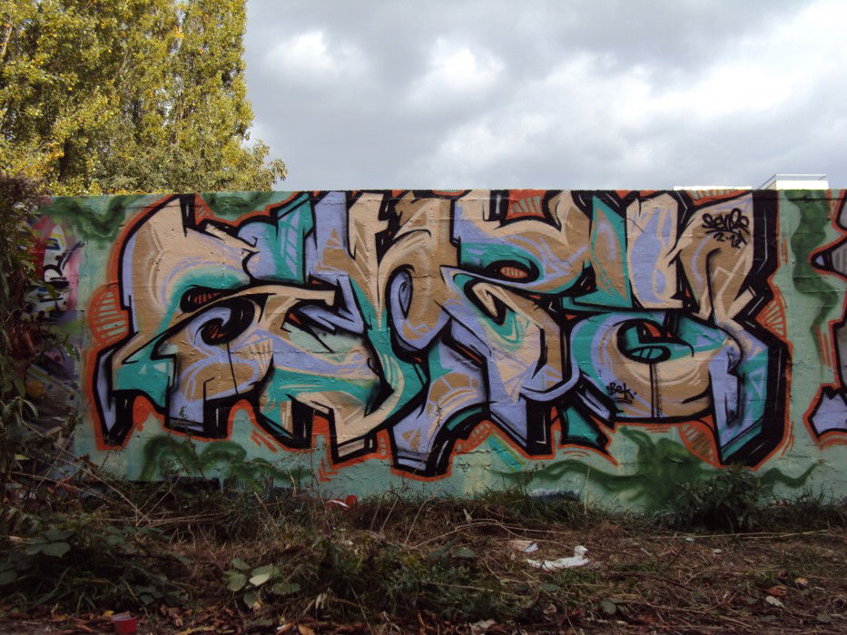 Graffiti Wall in Leipzig - Photo by Senze - Senze, 2012