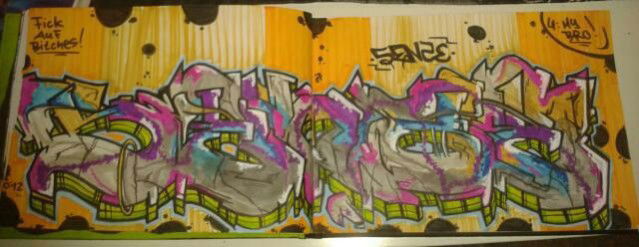 Graffiti Sketch - Photo by Senze - Senze