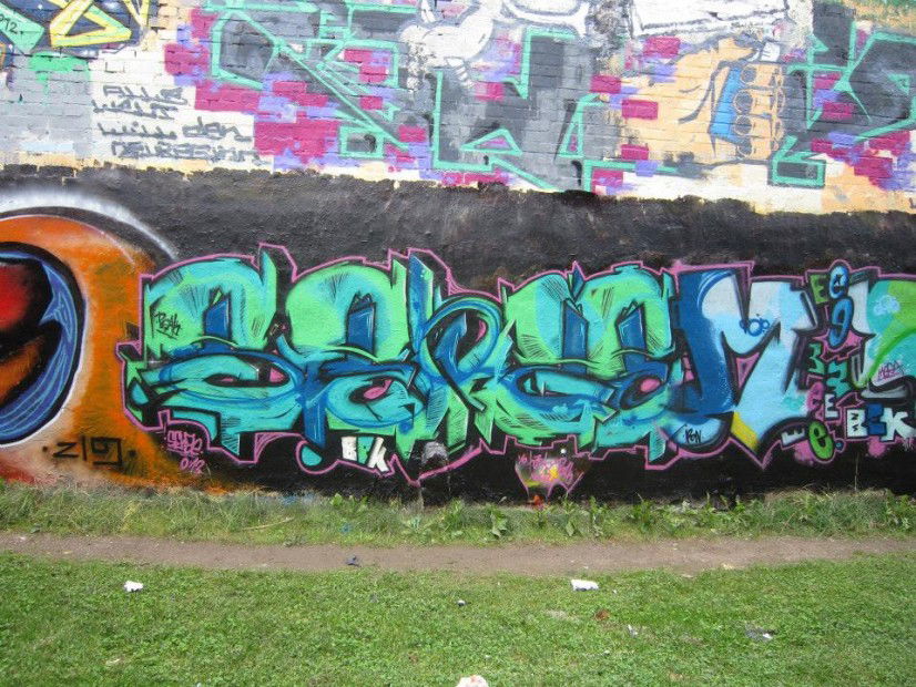 Graffiti Wall - Photo by Senze - 219, Org, Bek (2013)