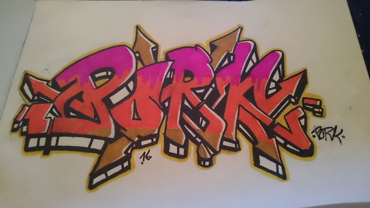 Graffiti Wall - Photo by Seprone - Pork (2016)