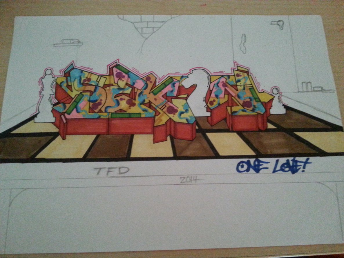 Graffiti Sketch - Photo by Sercan