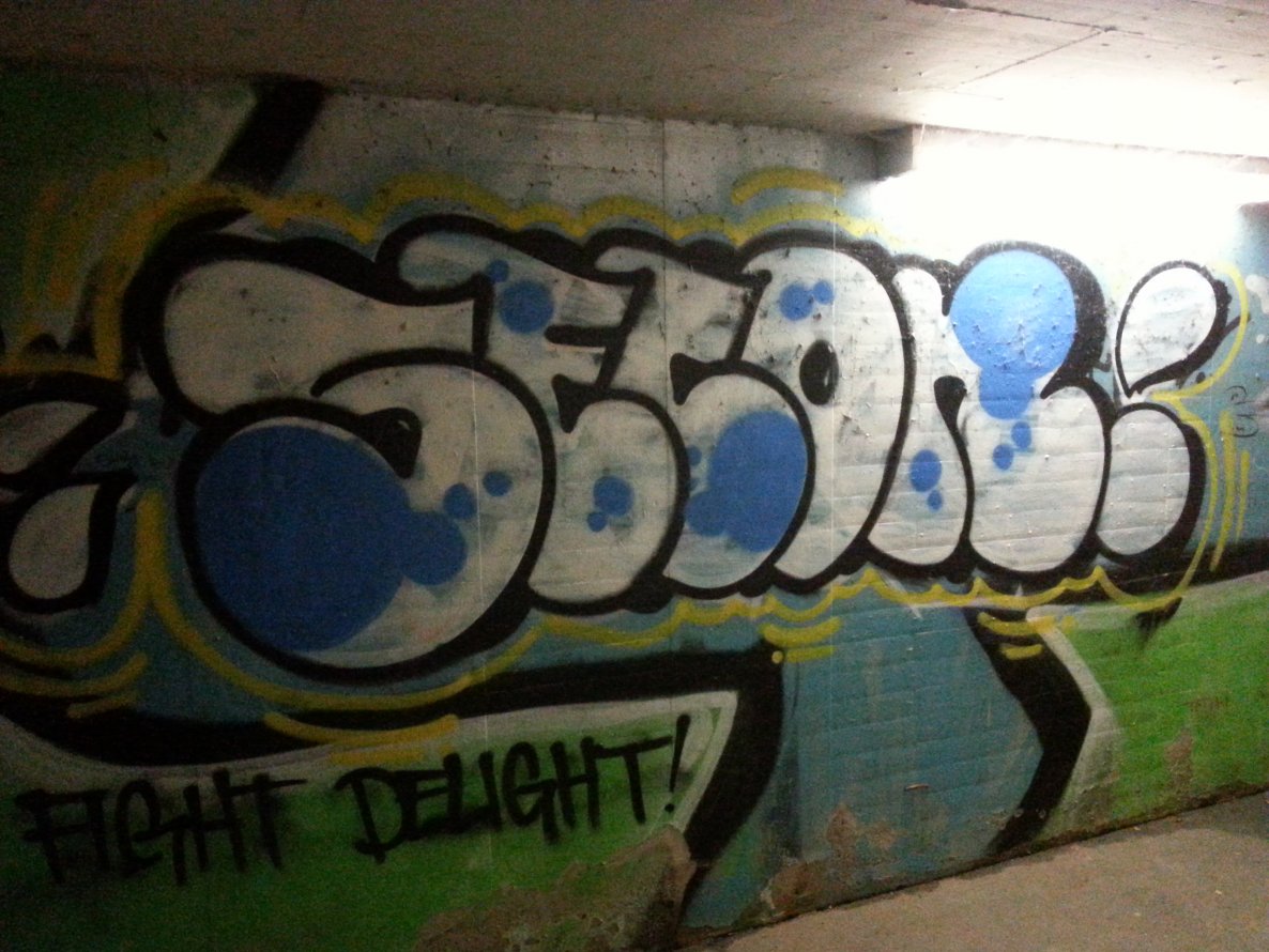 Graffiti Bombing - Photo by Sercan