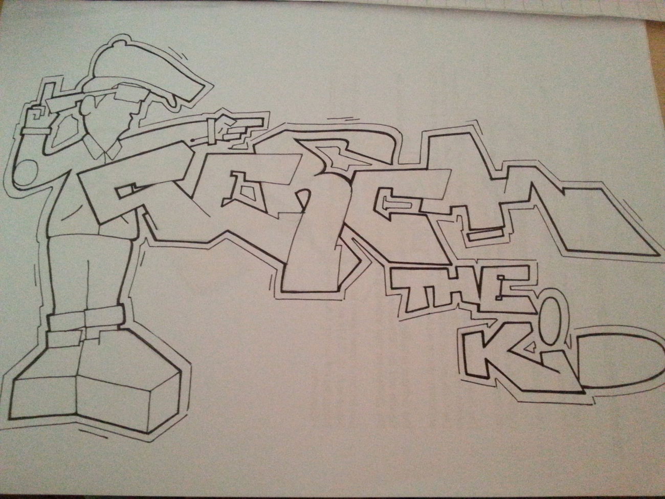 Graffiti Sketch - Photo by Sercan (2015)