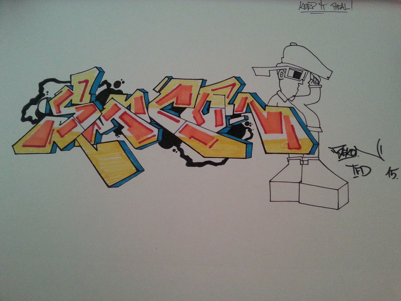 Graffiti Sketch - Photo by Sercan (2015)