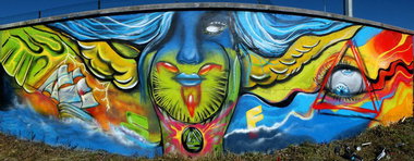 Graffiti Wall - Photo by SergoFenix - skulls, sergo, fenix (2014)