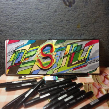 Graffiti Sketch - Photo by SergoFenix - skulls, sergo, fenix (2013)